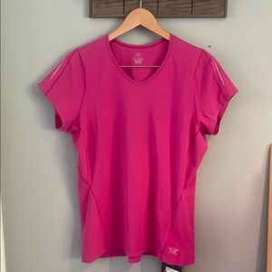 Arc'teryx Pink Short Sleeve Tee